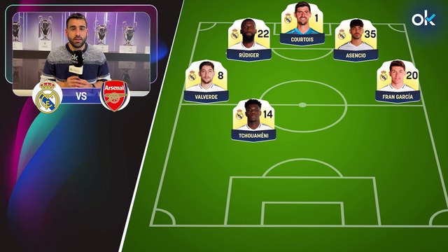 Alineación del Real Madrid contra el Arsenal: Valverde apunta al lateral y Modric jugará en el centro del campo