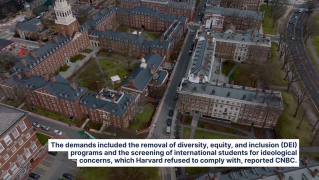 Trump Administration Halts $2.2 Billion In Harvard Grants After University Says Don't Dictate What We Can Teach Or Who We Admit