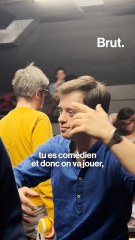 En répétition avec la troupe de théâtre "Les renversés"