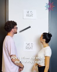 When your girlfriend thinks she's always right! 😆💁‍♀️