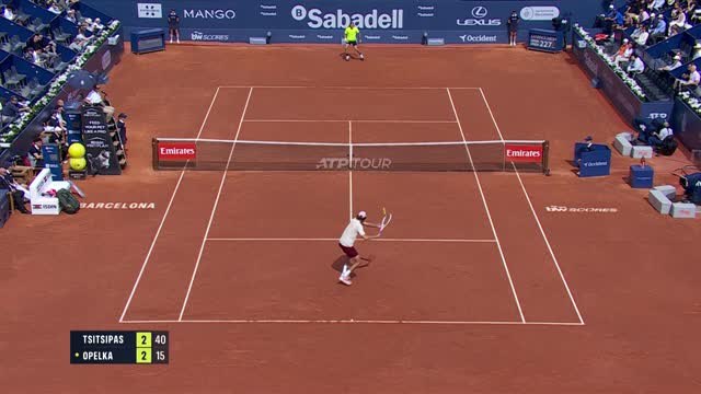 Tsitsipas breezes past Opelka into round two