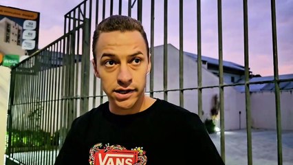 Motorista de aplicativo relata acidente