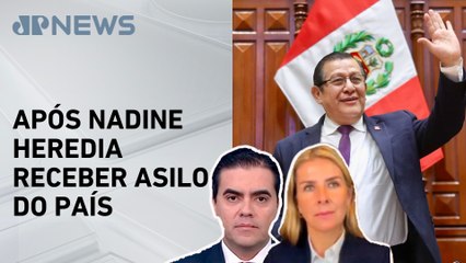 Presidente do Congresso do Peru cancela vinda ao Brasil; Deysi e Vilela comentam
