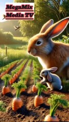 The Rabbit and Her Baby 🐰😭 | A Farming Tale with a Monkey Twist 🐵🌾