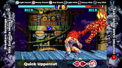 RILA ESTANCIA MOVE LIST - Breakers Revenge