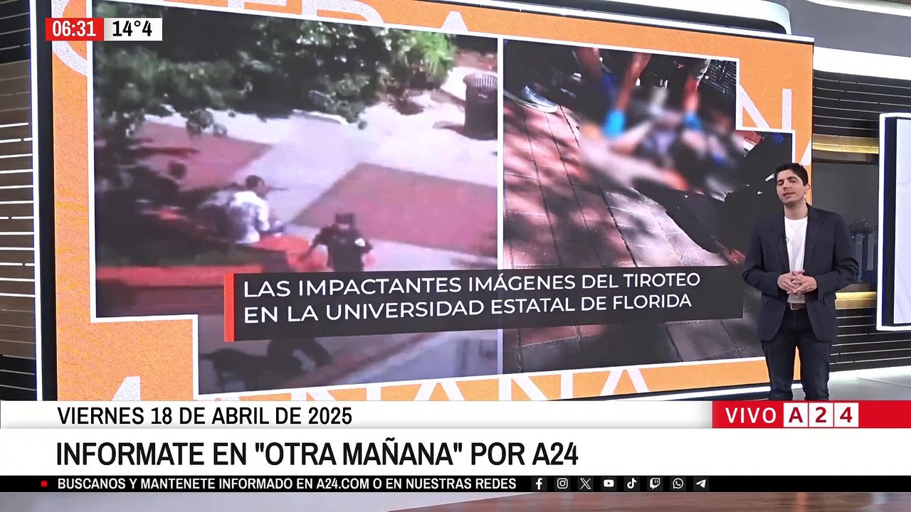 🚨EE.UU.:  TIROTEO EN LA UNIVERSIDAD ESTATAL DE FLORIDA