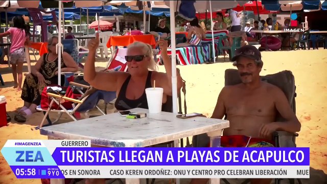 Turistas abarrotan las playas de México esta Semana Santa
