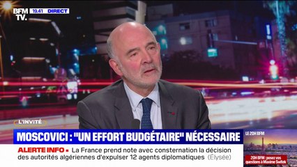Budget 2026: "Il faut que tous les Français fassent des efforts", affirme Pierre Moscovici
