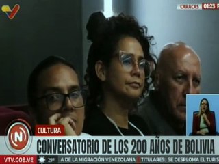 Caracas | Realizado conversatorio sobre los 200 años de la historia independentista de Bolivia