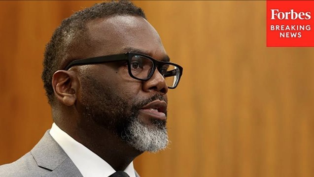 Chicago Mayor Brandon Johnson Discusses Trump Tariff, Immigration Policies
