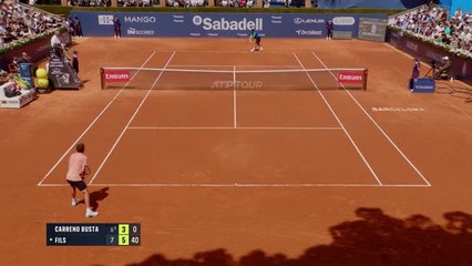 Barcelone - Un dernier coup droit gagnant et Fils est au 2ème tour