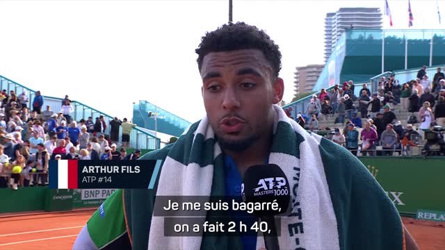 Barcelone - Fils très content d’être sorti vainqueur d'un combat long, physique et intense