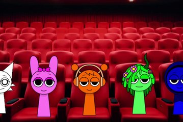 Sprunki Oren X Pinki And Friends At The Movies