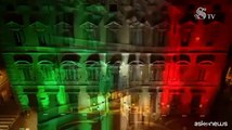 Palazzo Madama illuminato col Tricolore per il Made in Italy