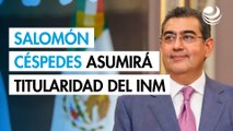 Sheinbaum confirma que Salomón Céspedes asumirá titularidad del INM el 1 de mayo