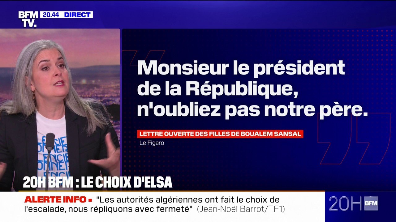 LE CHOIX D'ELSA - Escalade des tensions avec l'Algérie: la France rappelle son ambassadeur de France en Algérie