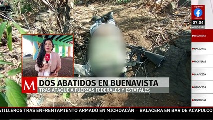 Soldados abaten a dos gatilleros y destruyen narcocampamento en Buenavista, Michoacán