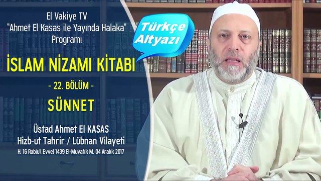 22. Bölüm Ahmed el Kasas; Sünnet