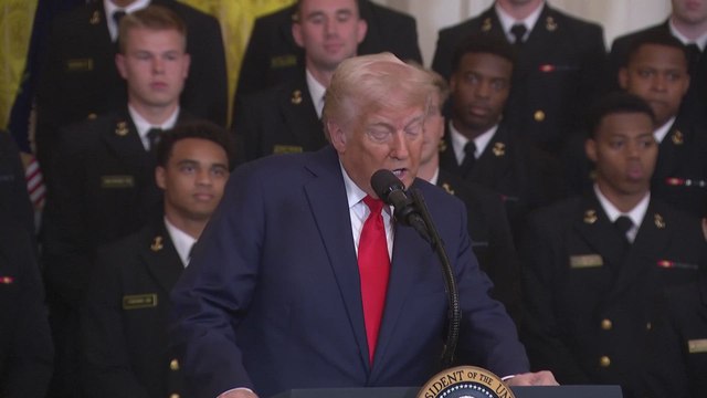 Trump’s ‘China’ Joke About JD Vance Steals the Show at Navy Event