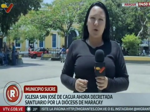 Aragua | Feligreses de Sucre son beneficiados con la recuperación de la Iglesia San José de Cagua