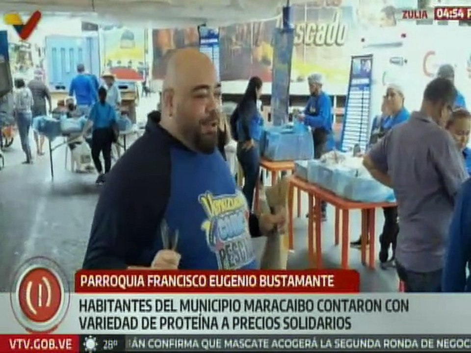 Zulia | Familias de Maracaibo son beneficiadas con la feria "Venezuela Come+Pescado"