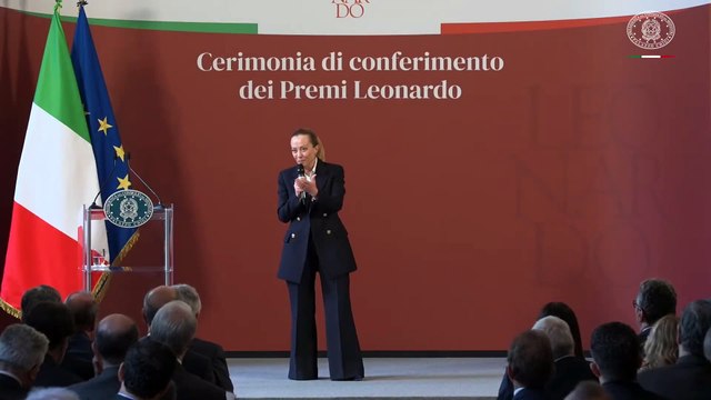 Roma - Giornata Qualità Italia, Cerimonia di conferimento dei Premi Leonardo 2025 (15.04.25)