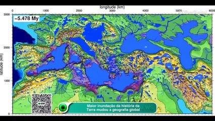 Maior inundação da história da Terra mudou a geografia global
