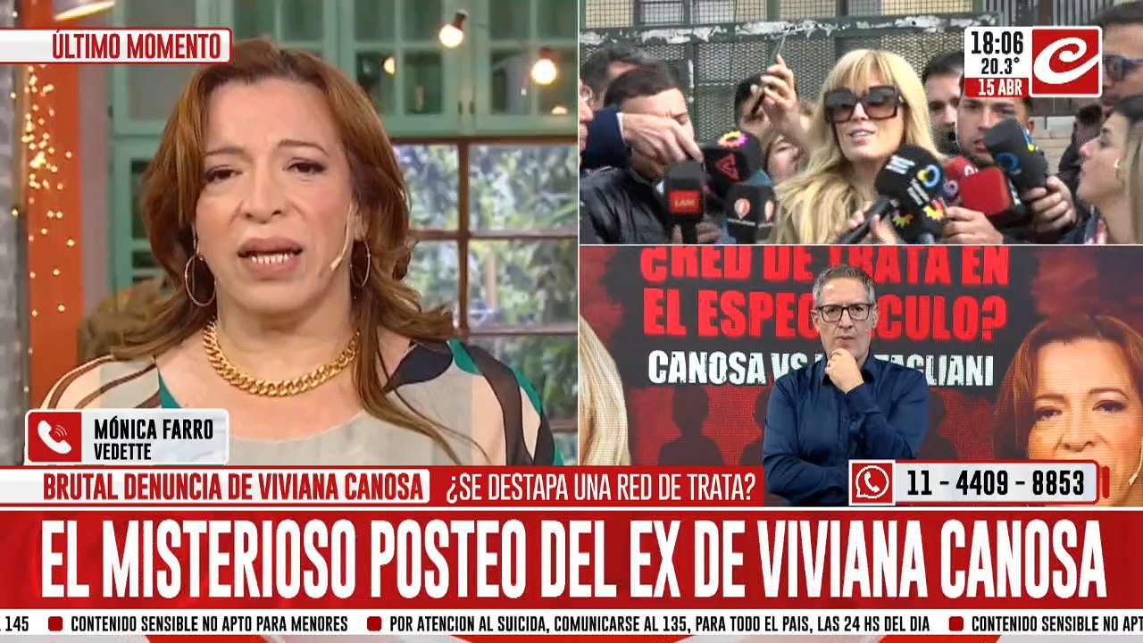 Mónica Farro: "Si hay pruebas, está bien que se denuncie"