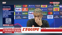 La réaction de Luis Enrique après la qualification étriquée du PSG - Foot - Ligue des champions