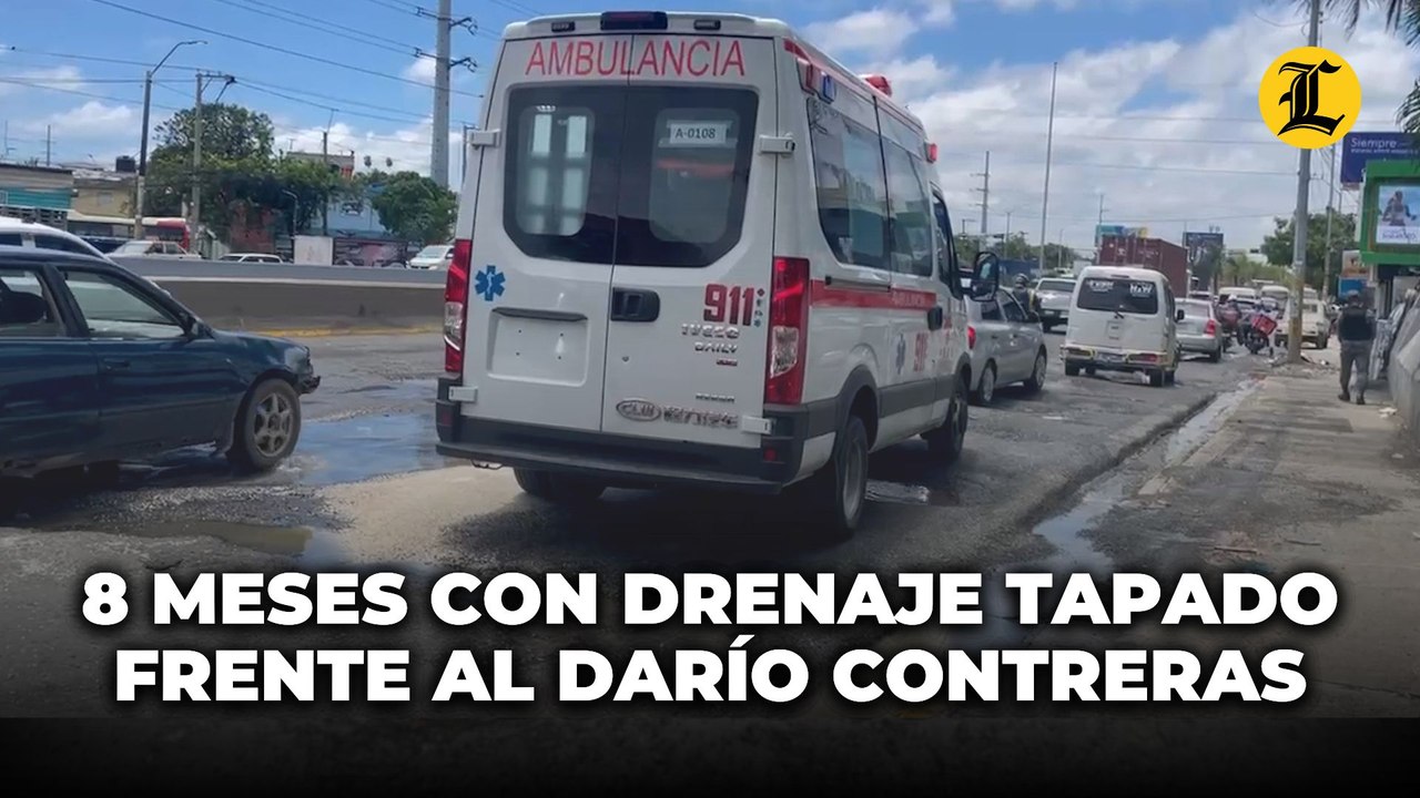 Por más de ocho meses persiste obstrucción en drenaje frente al Hospital Dr. Darío Contreras