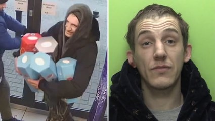 Watch: Thieves steal Easter eggs after getting trapped inside Tesco
