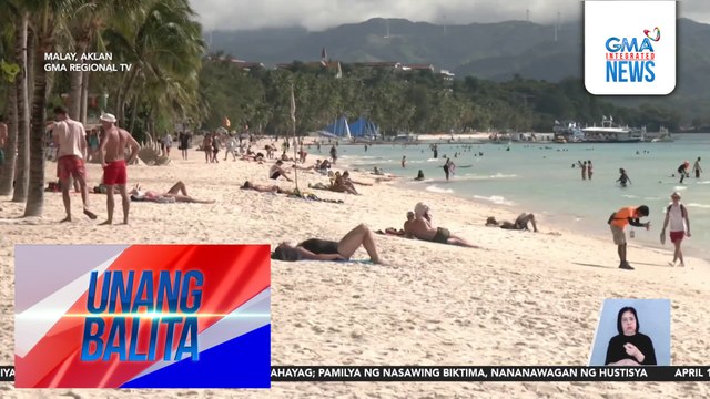 Mahigit 10,000 turista kada araw, inaasahang bibisita sa Boracay ngayong Holy Week | Unang Balita