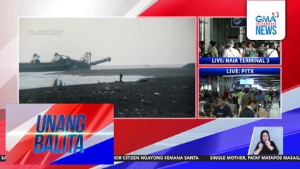 Chinese dredging vessel, tumaob sa Brgy. Malawaan; 1 sa 25 sakay, patay | Unang Balita