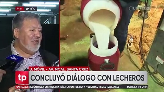 Dirigentes lecheros y autoridades no logran consenso por el precio de la leche de producción primaria