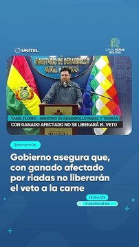 Gobierno asegura que, con ganado afectado por riadas no liberarán el veto a la carne