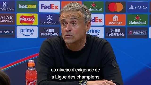 PSG - Luis Enrique : “Un match qui va nous faire grandir et nous améliorer”