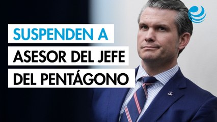 Suspenden a un asesor del jefe del Pentágono por posible filtración