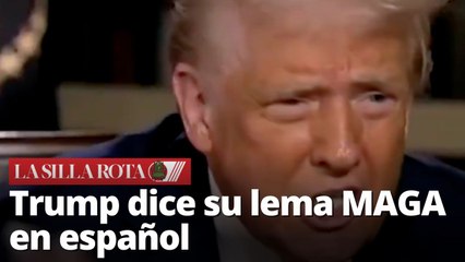 “América grande otra vez”: Trump sorprende hablando español en entrevista
