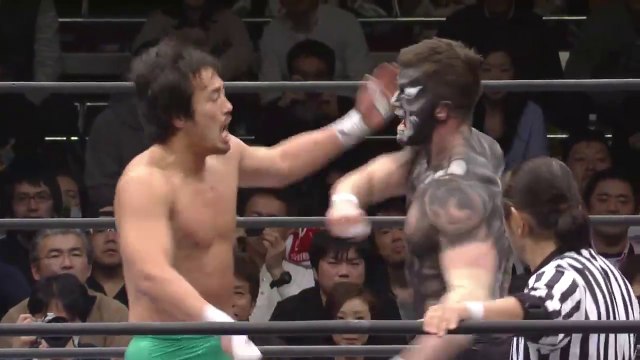 Prince Devitt vs Ryusuke Taguchi: NJPW Invasion Attack (4/6/2014)