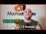 El videoblog de Javier León del #realbetis 1-0 #granadacf: 'Espaldas anchas'