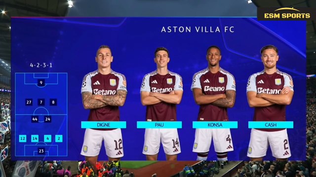 Aston villa vs PSG 3-2 Extended Highlights and Goals | Champions League 2025