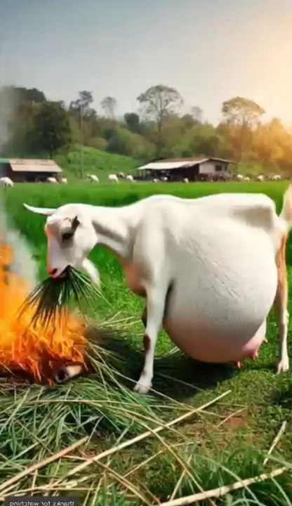Why this Goat will cry || Goat and Fire  story 😱 #facebookviral #foryouシ #BunnyAdventure #trend #amazingfacts #animation #indian #bestoftheday #trending #explore  #cartoon #Amazing #shorts #AI #duck #animals @follwer @Highlights @everyone @Facebook