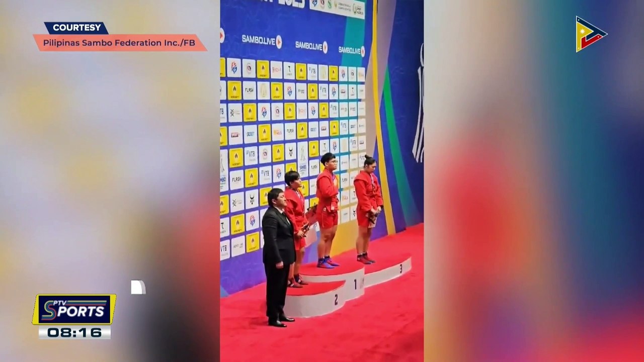 Yap at Revina, nagpasiklab sa Day 1 ng Asia and Oceania Sambo Championships sa Uzbekistan