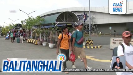 Sitwasyon sa Manila Northport, maayos pa; mamayang gabi pa bibiyahe ang mga barko | Balitanghali