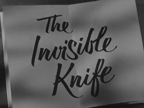 LES AVENTURES DU COLONEL MARCH Saison 1 Épisode 6 Le poignard invisible (1955) V.O.S.T.Fr.