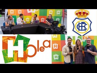 #muchodepodcast del Recreativo de Huelva en el CC Holea: Con Jesús Vázquez y Óscar Arias