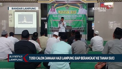 7.050 Calon Jamaah Haji Lampung Siap Berangkat ke Tanah Suci