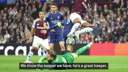 PSG players hail Donnarumma performance at Villa