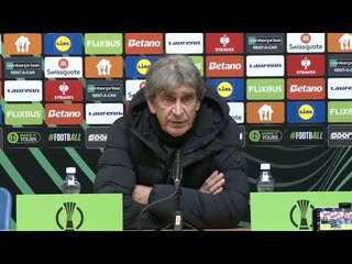 Rueda de prensa de Pellegrini del #mladaboleslav 2-1 #realbetis