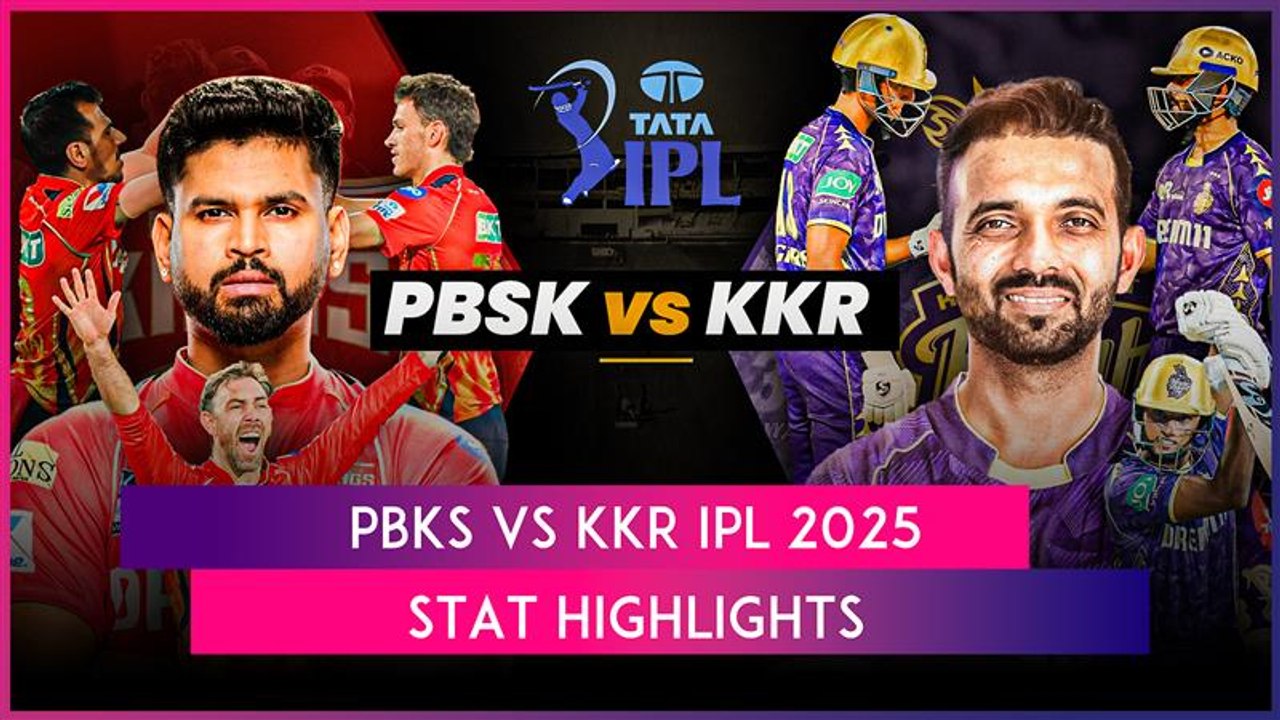 PBKS vs KKR IPL 2025 Stat Highlights: Punjab Kings Defend Lowest Total In IPL History